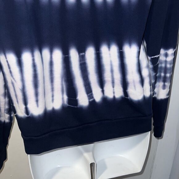 MADEWELL Navy and White Retro Hoodie Sweatshirt-XS - Picture 7 of 9